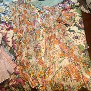 Brand new button down cotton dress